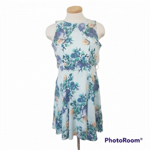 Darling Gabrielle Flared Floral Midi Dress